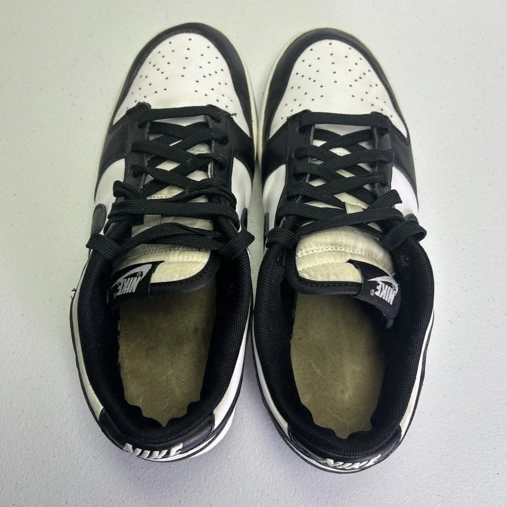 Nike Dunk Low Retro Black/White Mens Size 8 US Low Top Sneakers DD1391-100 2021